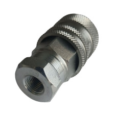 Aeroquip FD90 connector NPTF 1/8x27 female steel body Buna seal for FIA fuel sampling
