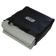 Bâche de sol 3,2x6,2M PVC 700gr/m² Gris