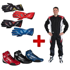 GT2i Race & Safety karting pak + laarzen + handschoenen