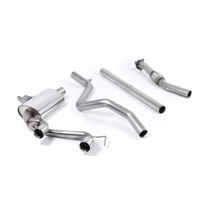 Catback Milltek SSXRN401 - Renault Mégane 2 RS - GT80-uitgangen - MLK-SSXRN401-S - SSXRN401-S