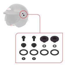 Pivot kit for Bell M10 visor