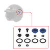 Pivot kit for Bell M10 visor