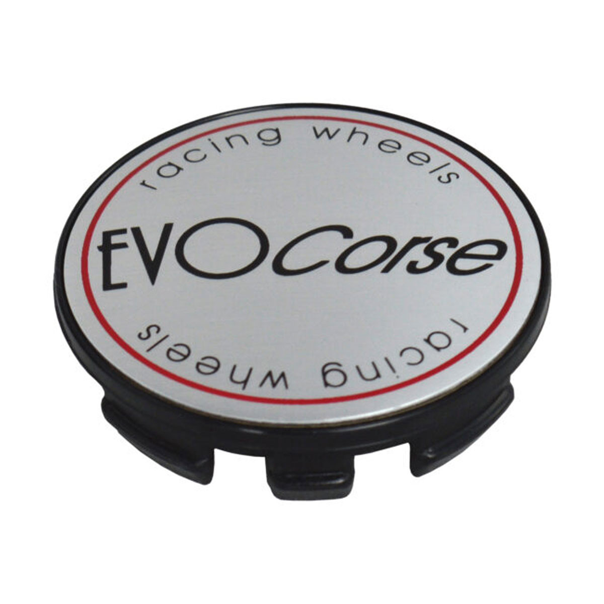 Coprimozzo centrale Evo Corse (C10) D60 con stemma spazzolato (L10) D58 (x1) - EVO-A100000200 - A1.000002.00 - 3666618537108