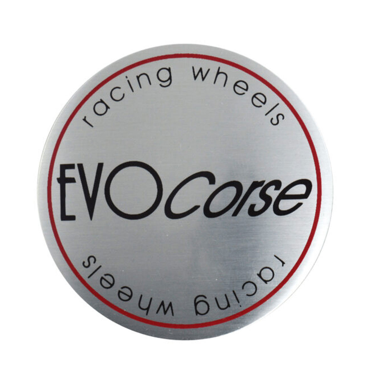 Evo Corse centrale afdekking (C10) D60 met geborstelde badge (L10) D58 (x1) - EVO-A100000200 - A1.000002.00 - 3666618537108