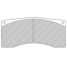 Ferodo FRP1077TL180 remblokken - F-RP1077TL180-E - FRP1077TL180 ECHANTILLON - 3666618537238