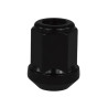 Ecrou EVO Corse acier zingué noir 12x125 clé 19 cone 90° L31mm ouvert