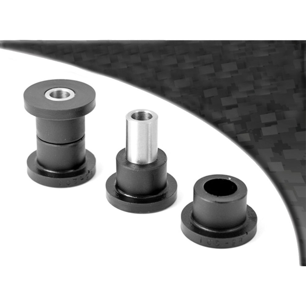 Silentbloc Powerflex negru, triunghiular, față, 30 mm, Volkswagen Golf 2 / 3 / 4 (2 bucăți) - PF-F85201-2N - PFF85-201BLK - 5055676514042