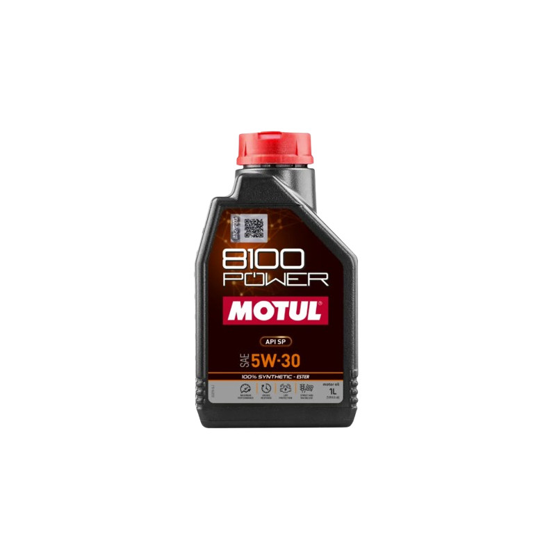 Motul Motorolie 8100 POWER 5W30 1L - MOT-81POW-5W30-1 - 111800 - 3374650343983