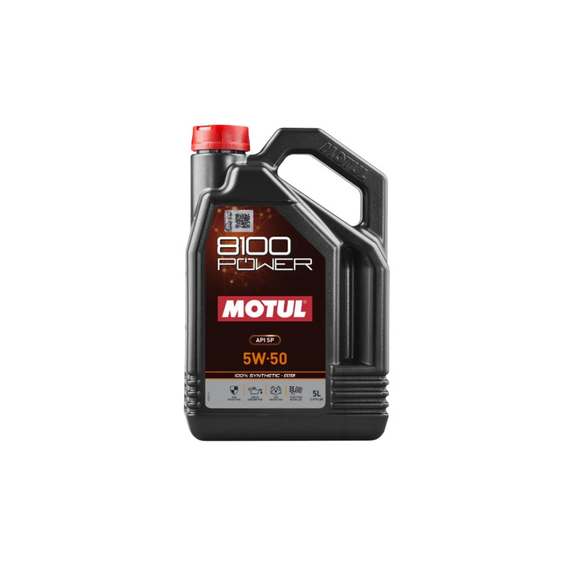Motorolie MOTUL 8100 POWER 5W-50 5L - MOT-81POW-5W50-5 - 111812 - 3374650344218