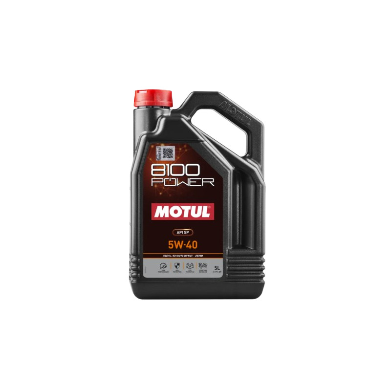 Motorolie MOTUL 8100 POWER 5W-40 5L - MOT-81POW-5W40-5 - 111809 - 3374650344065