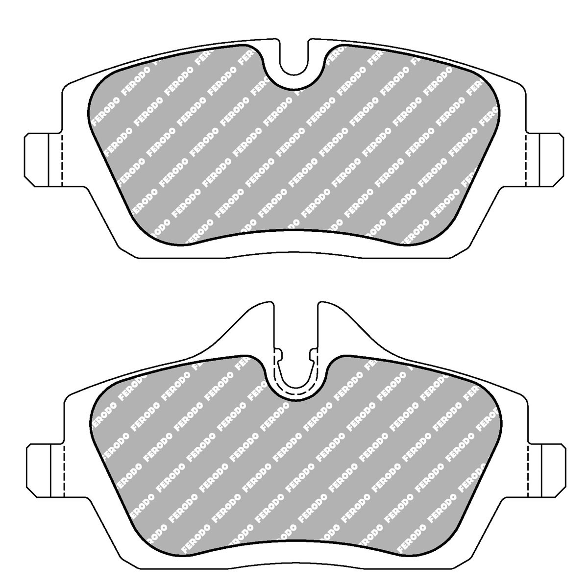 Pastiglie freno Ferodo DS 1.11 anteriore BMW 1 E87 / Mini - F-CP1747W - FCP1747W - 3661768788028
