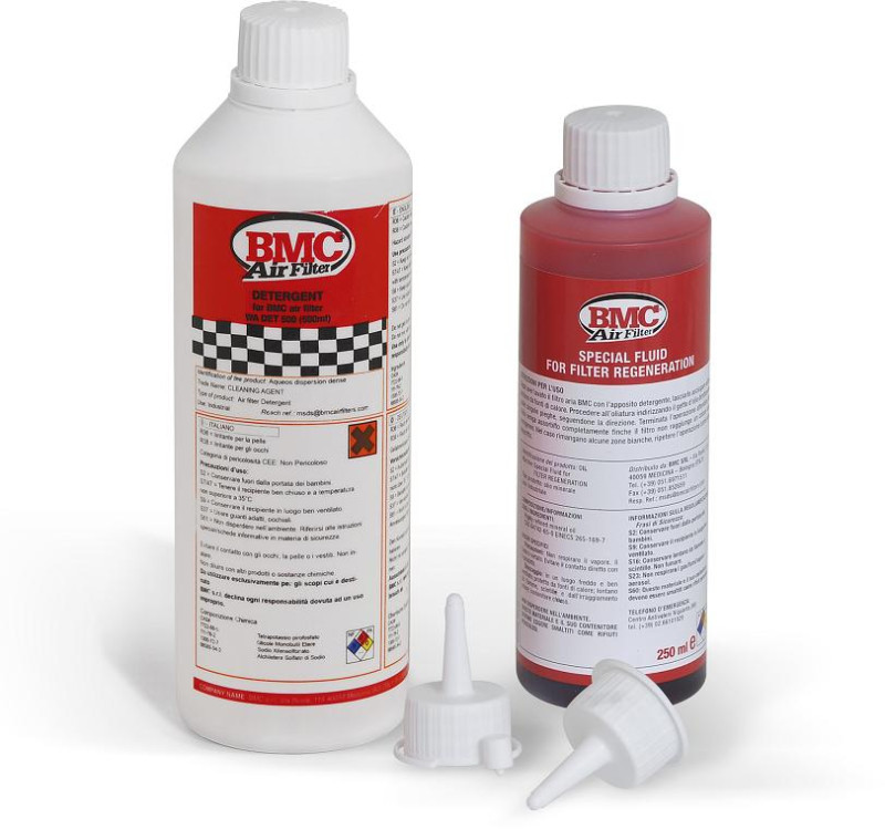 BMC filter cleaning kit 500ml detergent+250ml bottle of oil - BMC-WA250-500-S - WA250-500 STOCK - 3666618506883