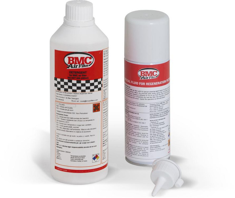 BMC filterreinigingsset reinigingsmiddel 500ml + oliespray 200ml - BMC-WA200-500-S - WA200-500 STOCK - 3666618506890