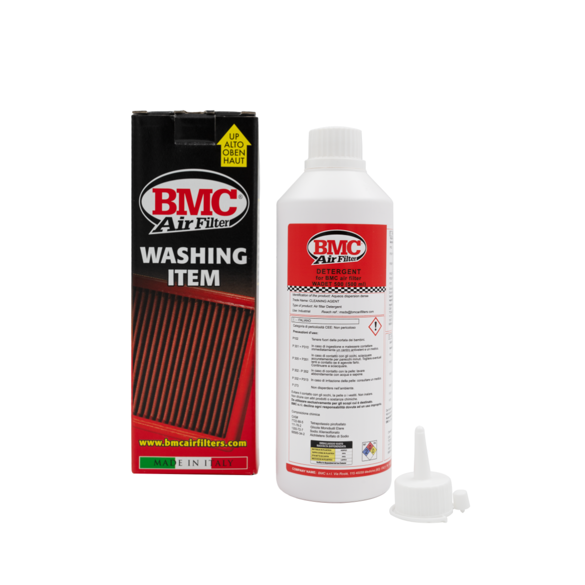 BMC filterreiniger vloeistof 500 ml - BMC-WADET500 - WADET500