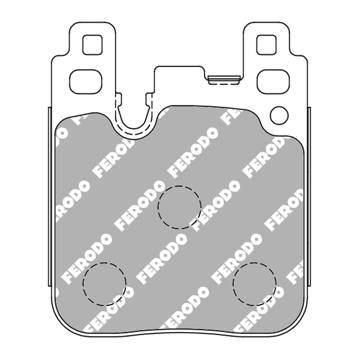 Plăcuțe de frână Ferodo DS 1.11 spate pentru BMW 1 F20/2 F22-F87 - F-CP4663W - FCP4663W - 3661768788615