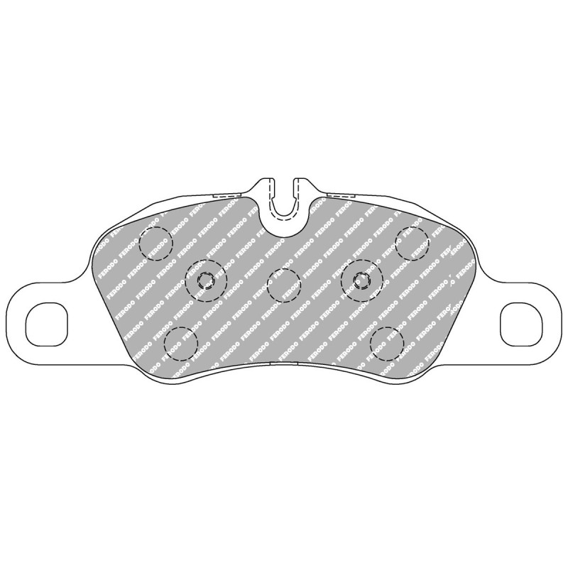 Remblokken FERODO DS 1.11 voor PORSCHE 911 997/Baxster 981 - F-CP4805W - FCP4805W - 3661768788790