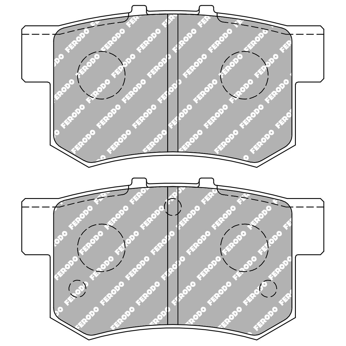 Plăcuțe de frână Ferodo DS 1.11 spate pentru Honda S2000 - F-CP956W - FCP956W - 3661768789261