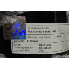 GT2i FIA Race -02M -V2- Fiberglass  Valid 12/31/30 Refurbished