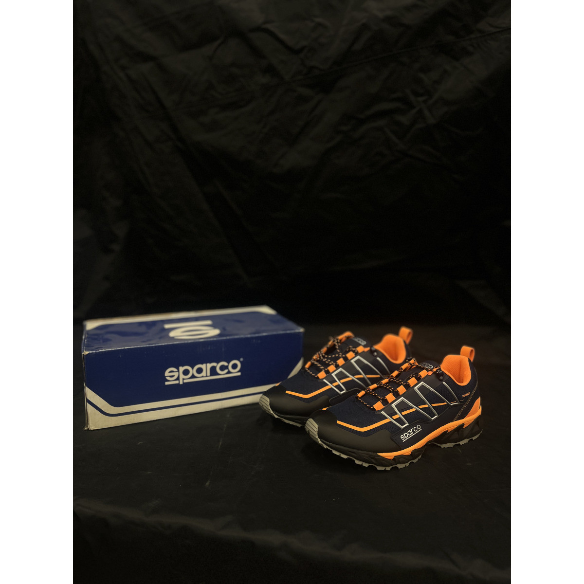 Torque 01 Mechanic Boots.Navy Blue/Orange.42 Refurbished - 001289-OC.BMO.42 - 00128942BMAF-OC