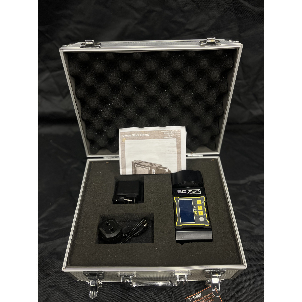 Livella digitale di campanatura e caster precisione 0,1 grado con supporto alluminio e magnetico - BG-R306-OC - BGR306-OC - 3666618797106