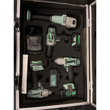 Mallette Kielder® + clé à choc 1/2"+3/8" + meuleuse + perceuse Reconditionné