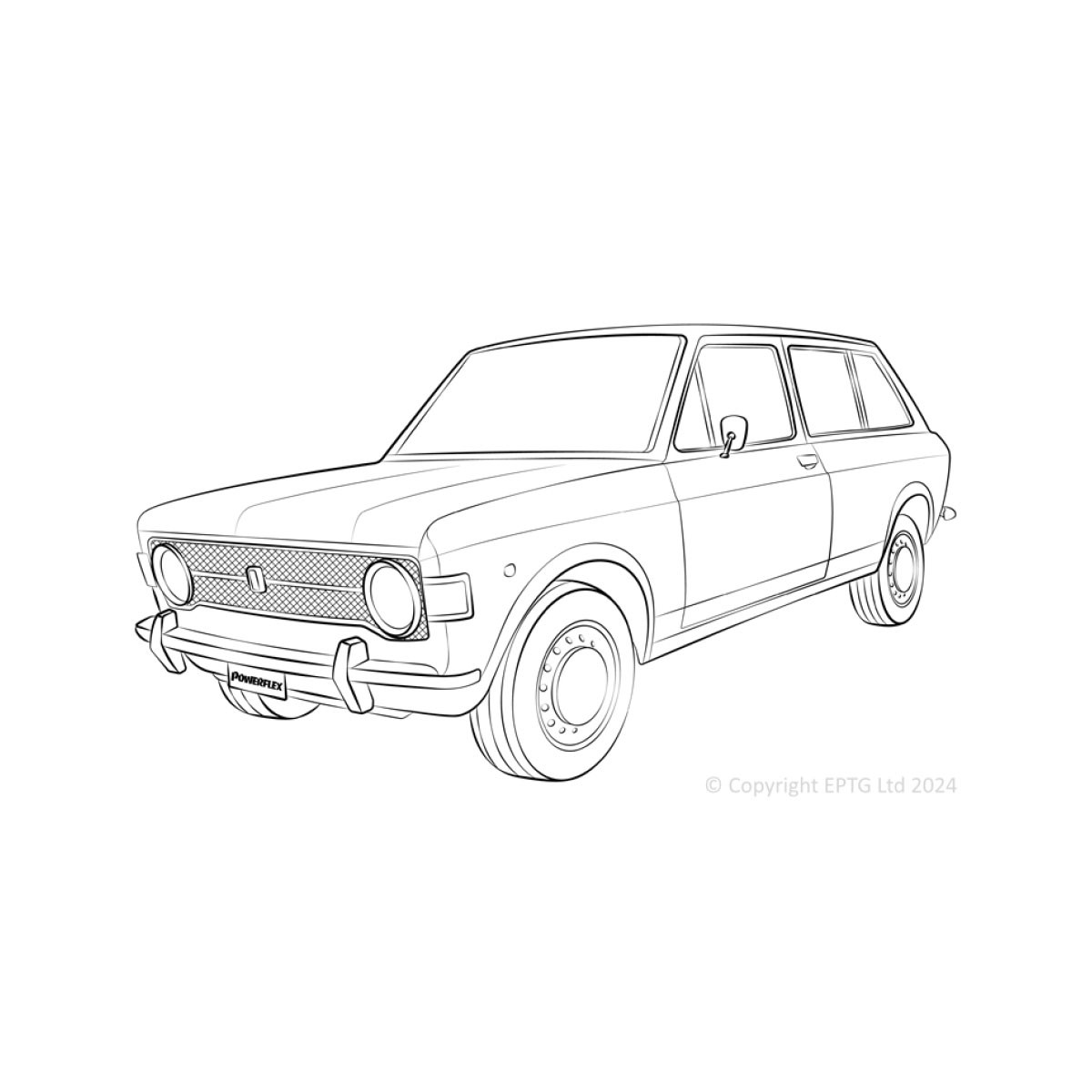 Powerflex bushes Fiat 128 (1970 - 1978) - BUN-PF-00332 - BUN-PF-00332