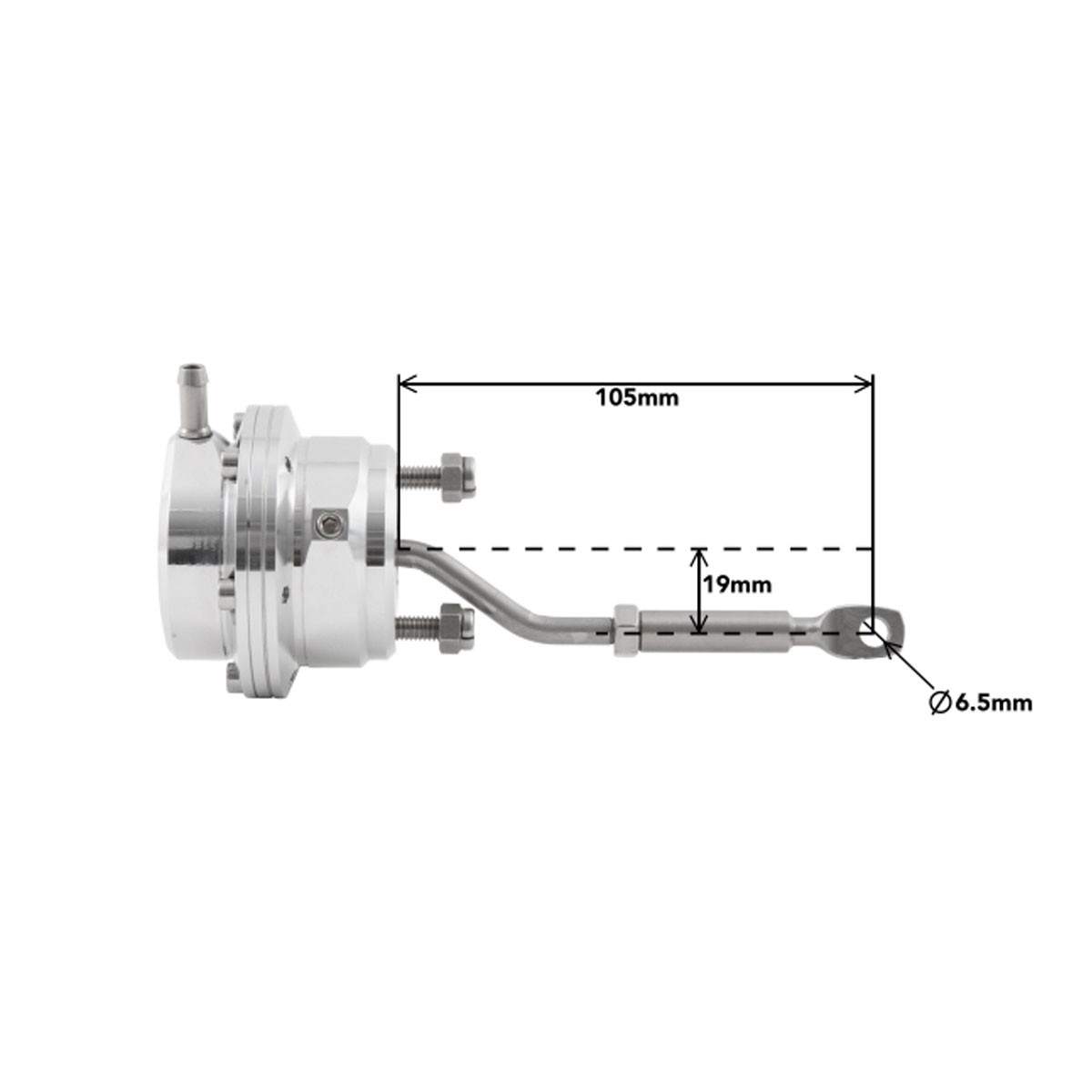 Wastegate Forge per turbo Garett GT28RS - FO-FMACGGT.D.15 - FMACGGT-DIA-YEL