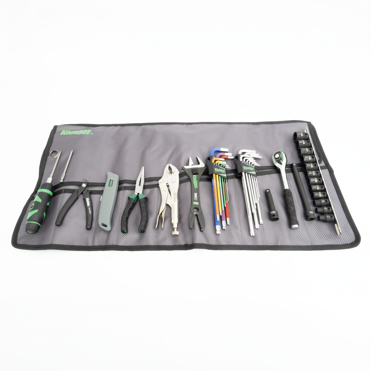 Set completo di attrezzi Kielder per meccanico (40 pezzi 3/8") - KWT-250-01 - KWT-250-01 - 5060441194916