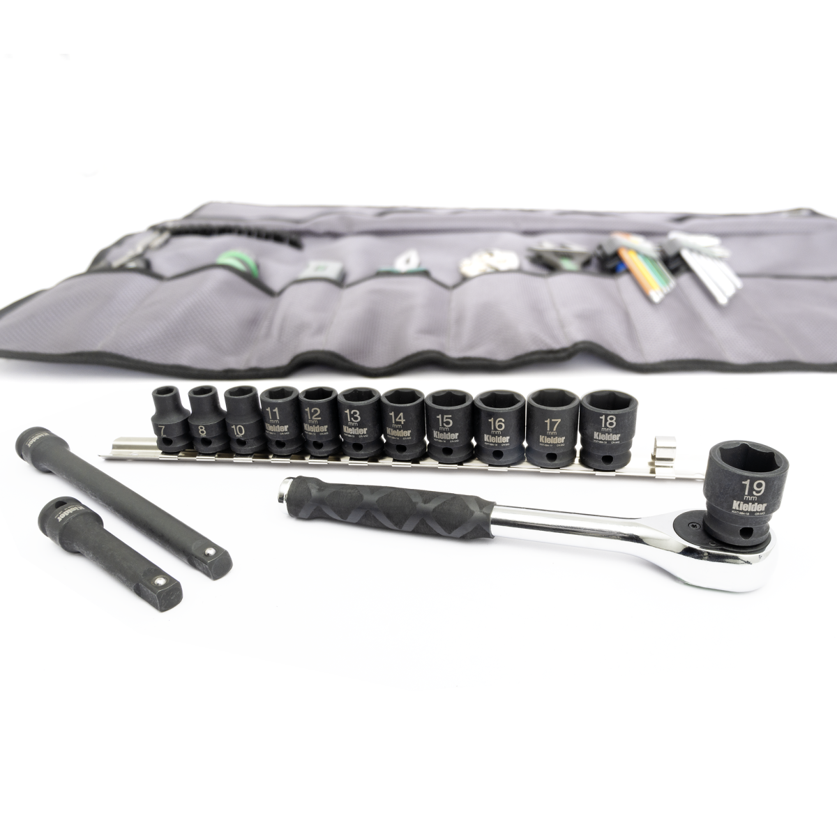 Set completo di attrezzi Kielder per meccanico (40 pezzi 3/8") - KWT-250-01 - KWT-250-01 - 5060441194916