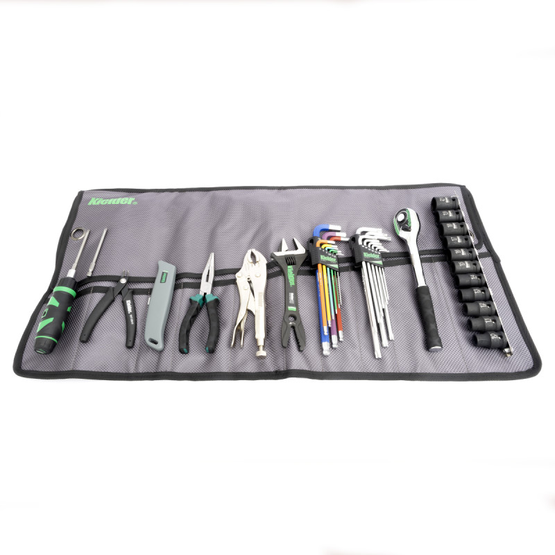 Trousse complète d'outils à main Kielder pour mécaniciens (38 pièces 1/2") - KWT-250-02 - KWT-250-02 - 5060441197801