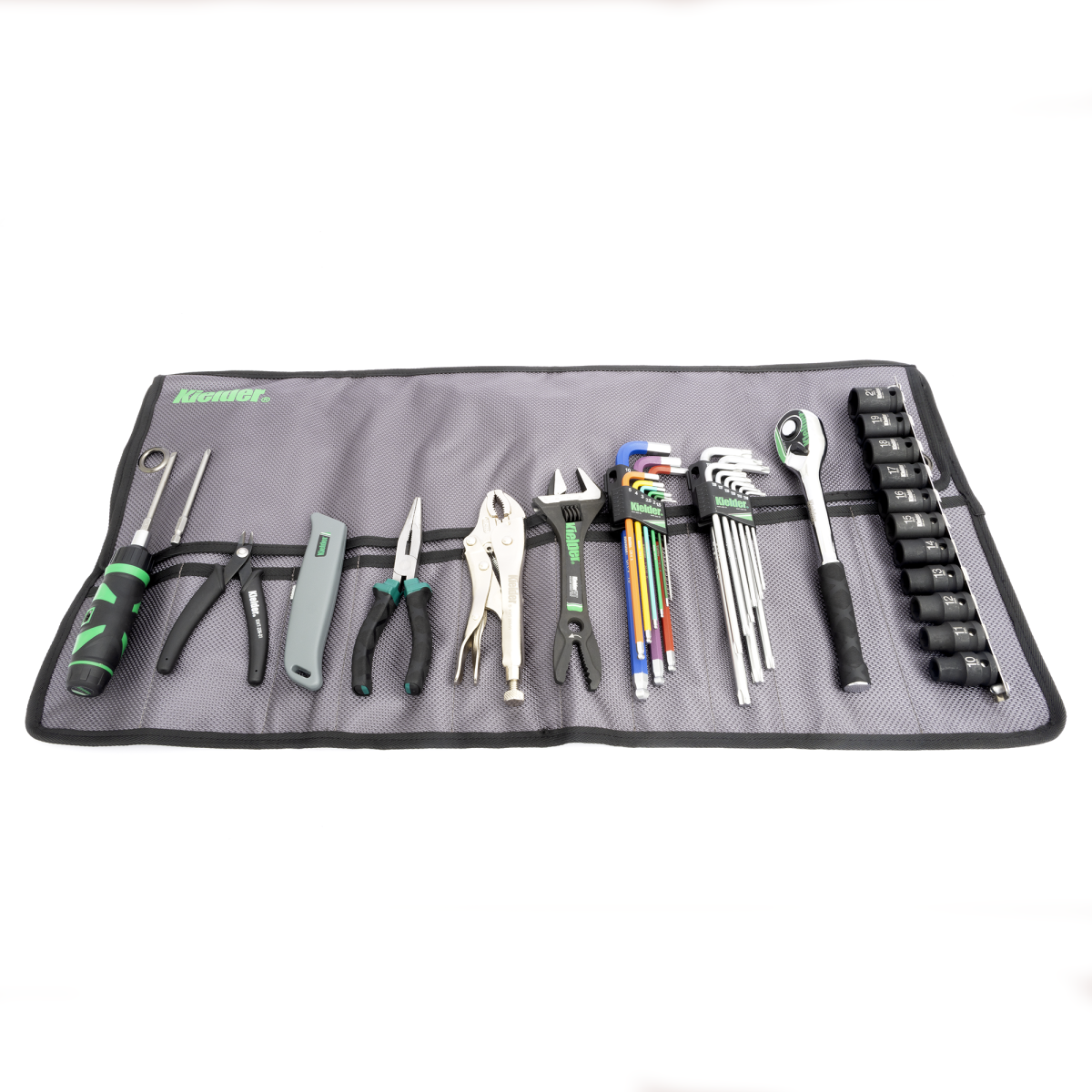 Complete Kielder-set met handgereedschap voor monteurs (38-delig, 1/2") - KWT-250-02 - KWT-250-02 - 5060441197801