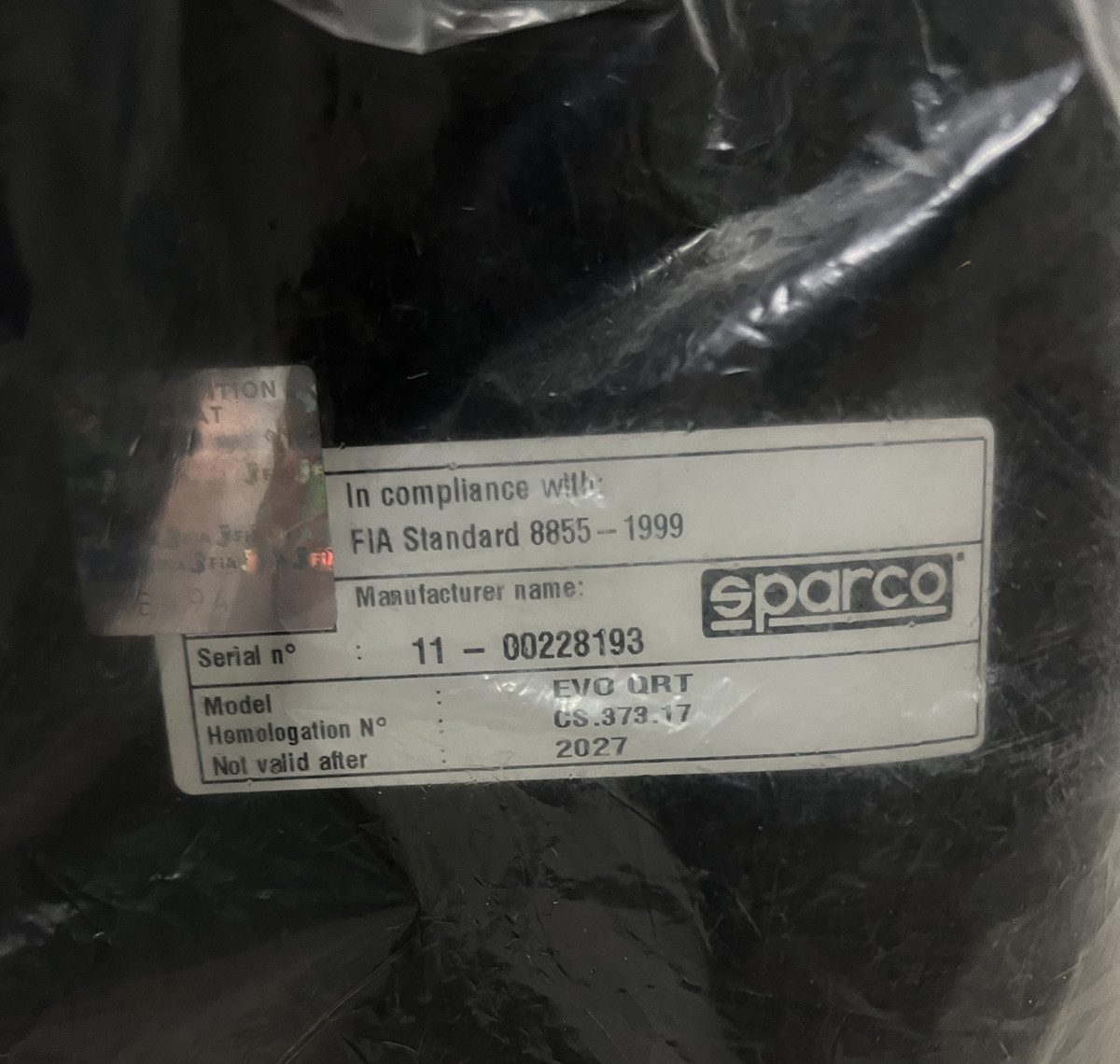 Scaun scoică Sparco Evo QRT FIA 31-12-27, recondiționat - 008007RNR-22 - 008007RNR-22 - 3666618038889