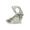 Flangia Powersprint 2 fori in acciaio inox