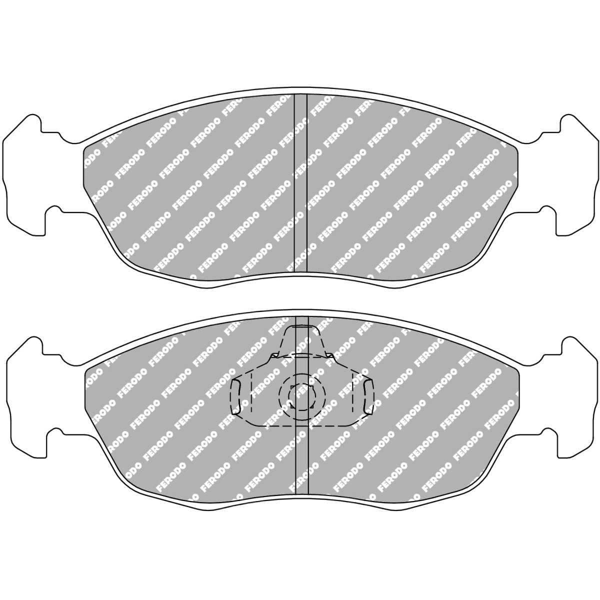 Ferodo DS3.12 brake pads FCP876G - F-CP876G - FCP876G - 3666618075631