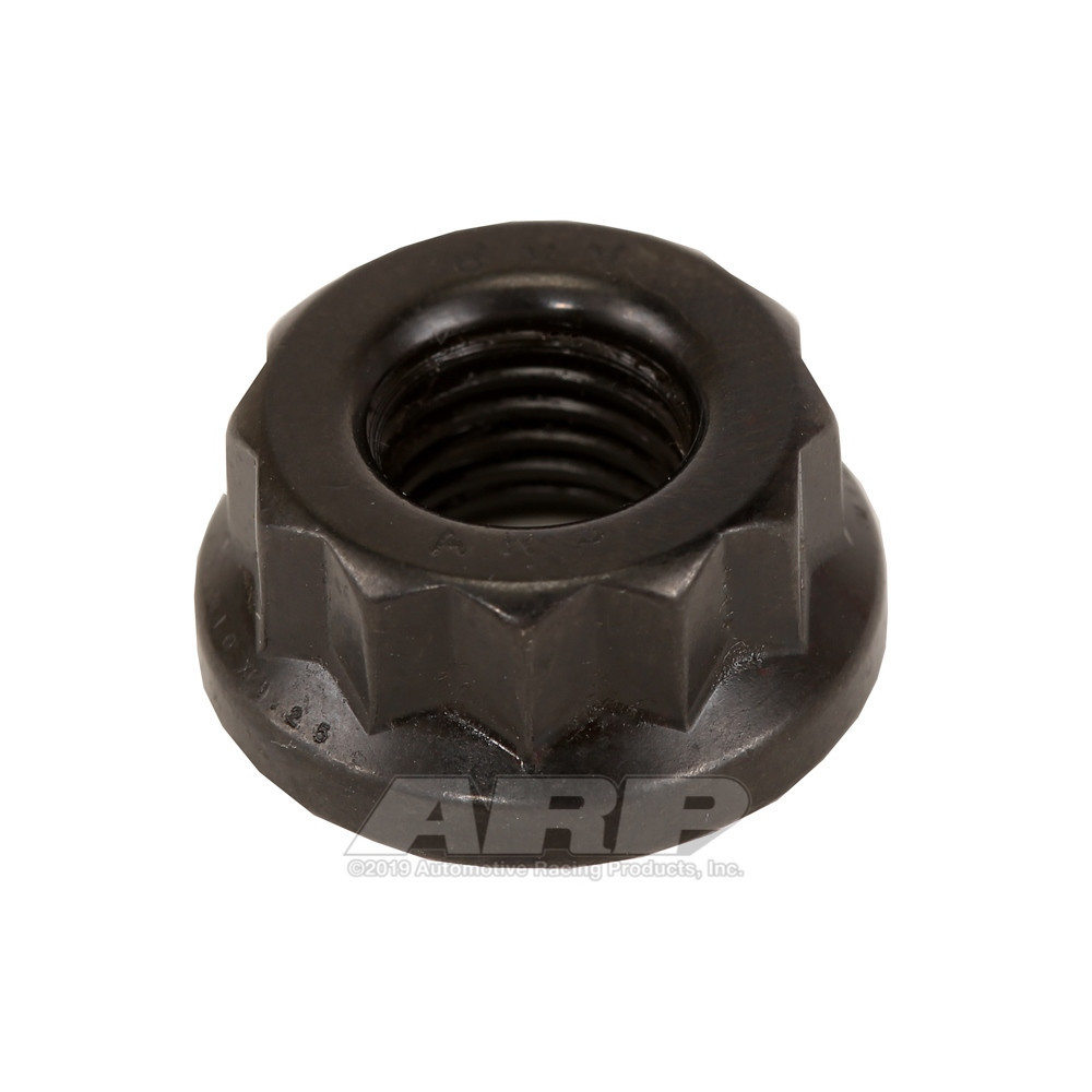 Standard ARP Nut M10 x 1.25 - Black Oxyde Hex - ARP-300-8348 - 300-8348 - 3666618223636