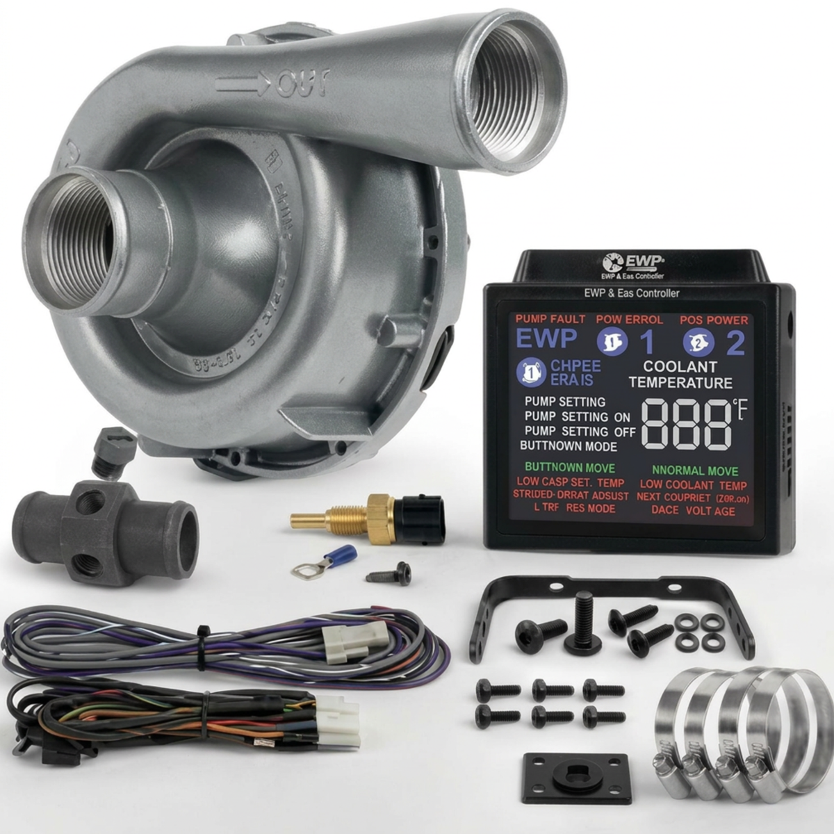 Kit pompa dell'acqua elettrica Davies Craig EWP150 12V - 150 L/min con controller digitale - DC-8970 - 8970