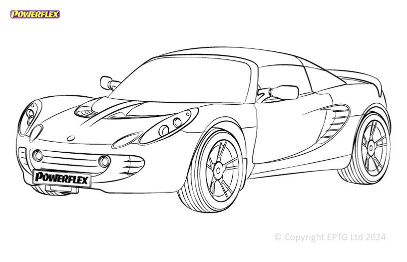 Boccole Powerflex Lotus Séries 2 (2001-2011) - BUN-PF-00575 - BUN-PF-00575