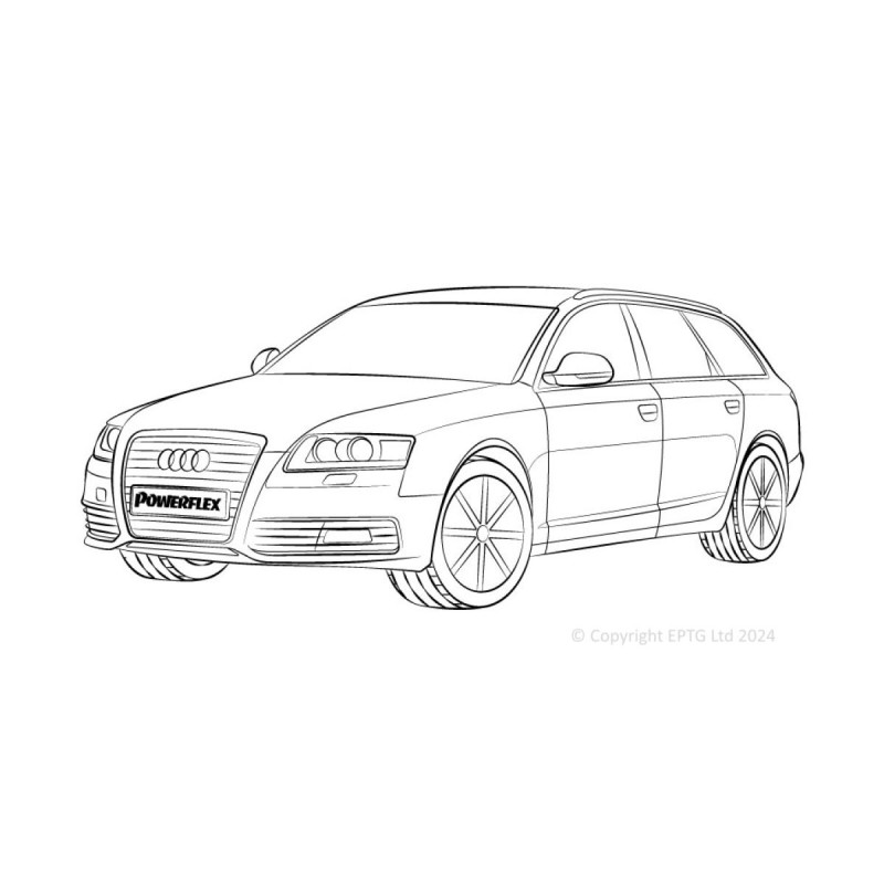 Boccole Powerflex Audi A6 / S6 / RS6 C6 (2004-2011) - BUN-PF-00065 - BUN-PF-00065