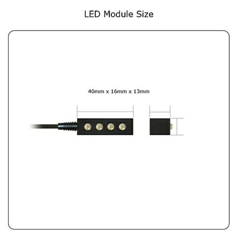 Omex Sequential Shift Light with 4 LEDs, OMSLS, programmable - OM-SLS - OMSLS - 3661768139776