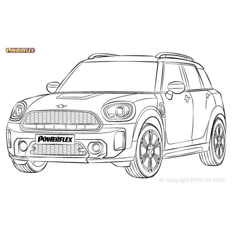 Silentblocs Powerflex Mini F60 Countryman Gen 2 (2017-) - BUN-PF-00653