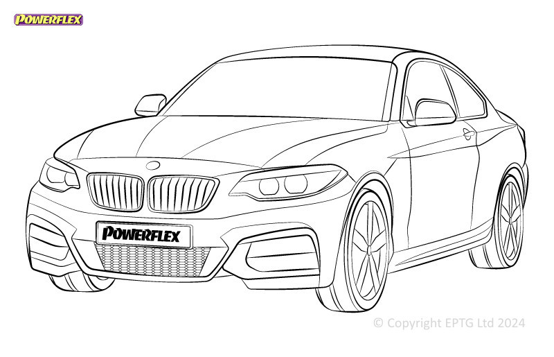 Powerflex Silentblocks BMW 2 Serie F22, F23 (2013 - 2021) - BUN-PF-00142 - BUN-PF-00142