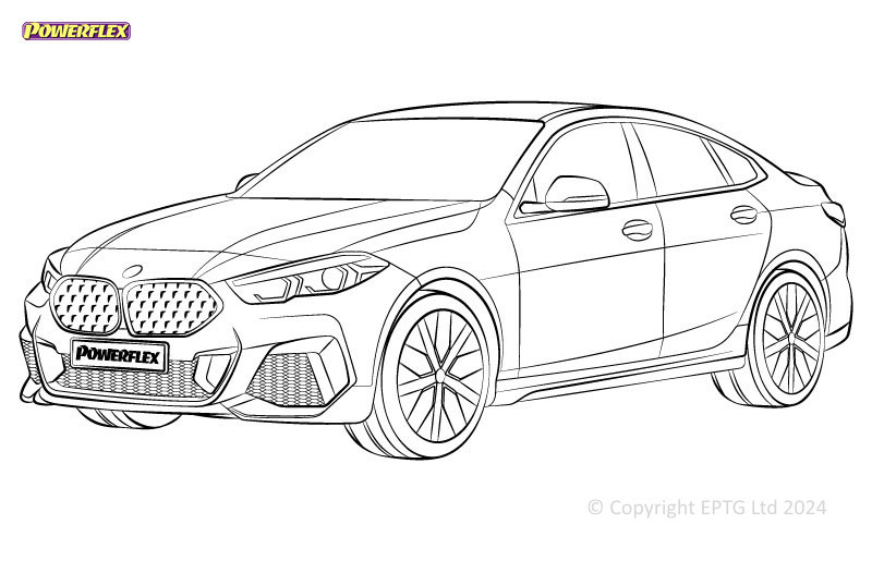Boccole Powerflex BMW Série 2 F44 Gran Coupe (2019-) - BUN-PF-00144 - BUN-PF-00144