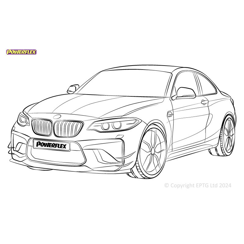 Powerflex bushes BMW Série 2 F87 M2 Coupe (2015 - 2021) - BUN-PF-00146 - BUN-PF-00146