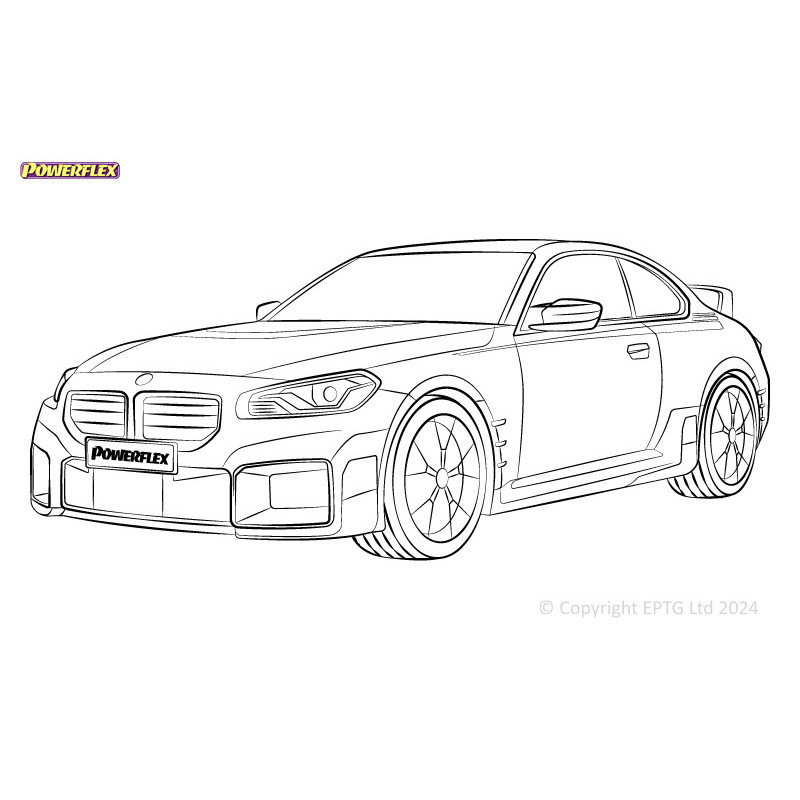 Boccole Powerflex BMW Série 2 G87 M2 (2023-) - BUN-PF-00148 - BUN-PF-00148