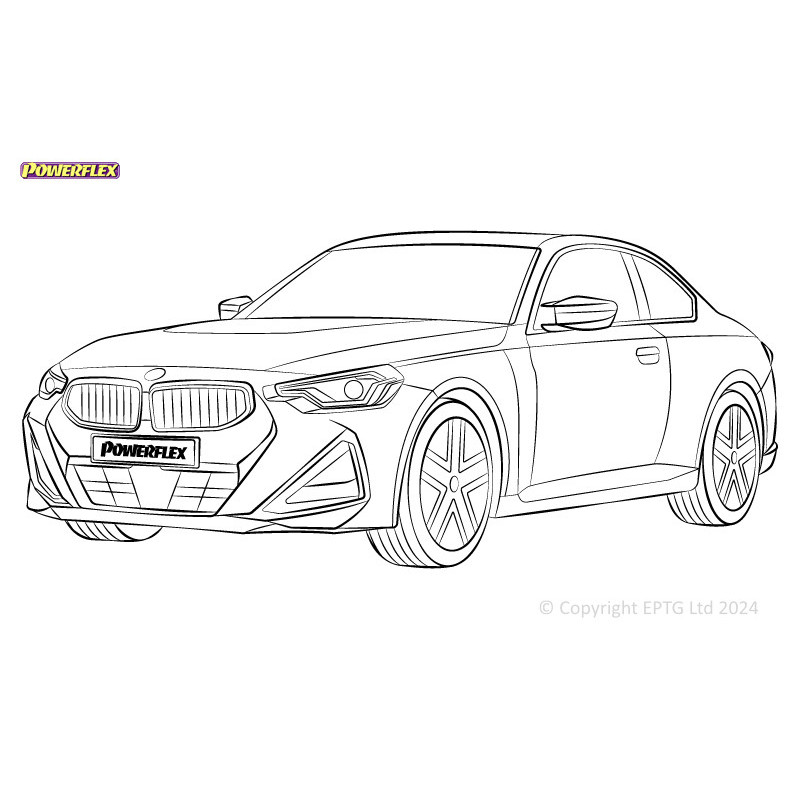Boccole Powerflex BMW Série 2 G42 (2022-) - BUN-PF-00147 - BUN-PF-00147