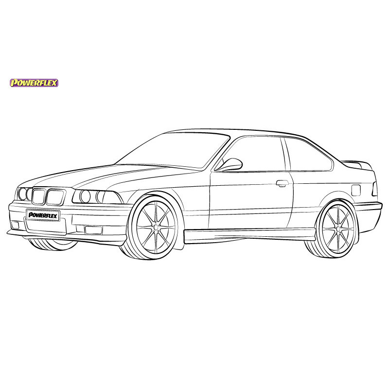 Powerflex bushes BMW Série 3 E36 inc M3 (1990 - 1998) - BUN-PF-00153