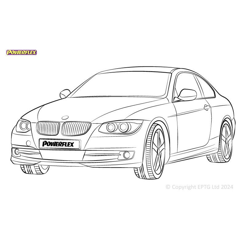 Boccole Powerflex BMW Série 3 E9* Berline / Touring / Coupe / Cab - BUN-PF-00158