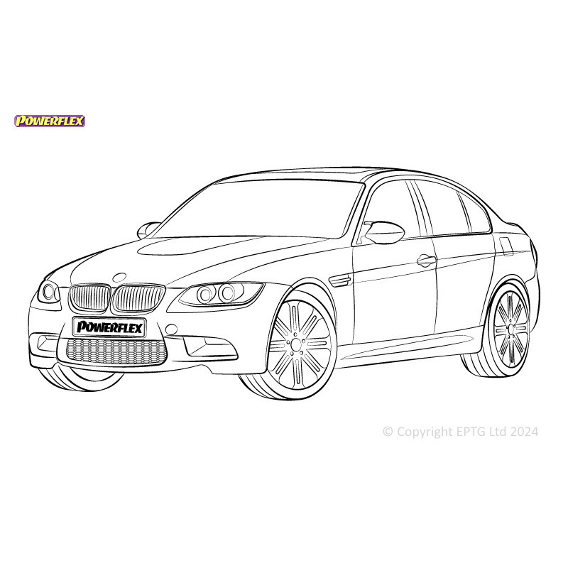 Boccole Powerflex BMW Série 3 E9* M3 inc GTS & Cab - BUN-PF-00159