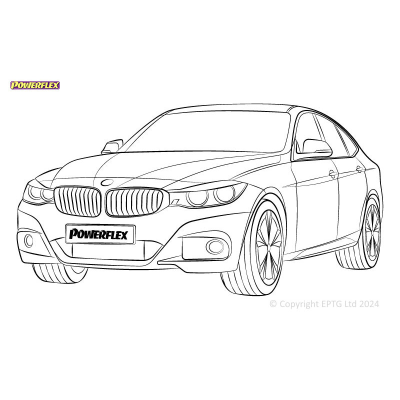 Silentblocs Powerflex BMW Série 3 F3* Berline / Touring / GT (2011 - 2018) - BUN-PF-00161 - BUN-PF-00161