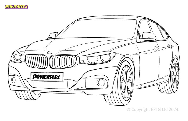 Powerflex bushes BMW Série 3 F3* Berline / Touring / GT (2011 - 2018) - BUN-PF-00161 - BUN-PF-00161